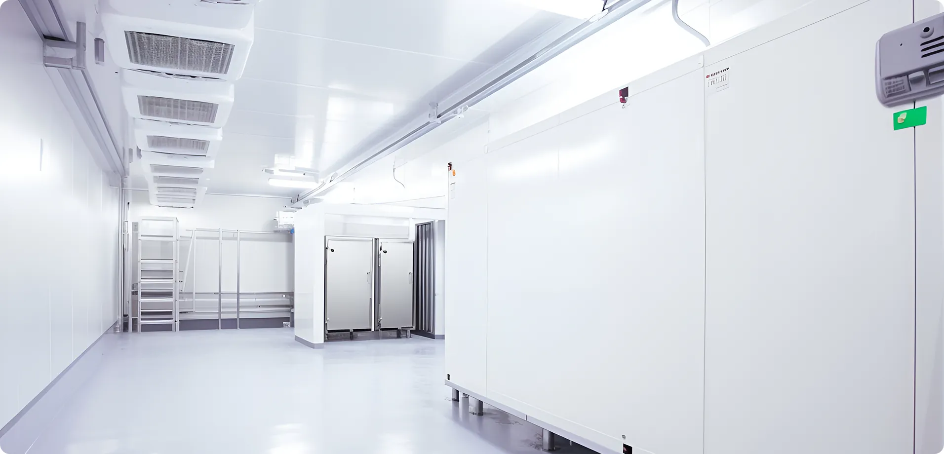 Clean air-conditioned storage room